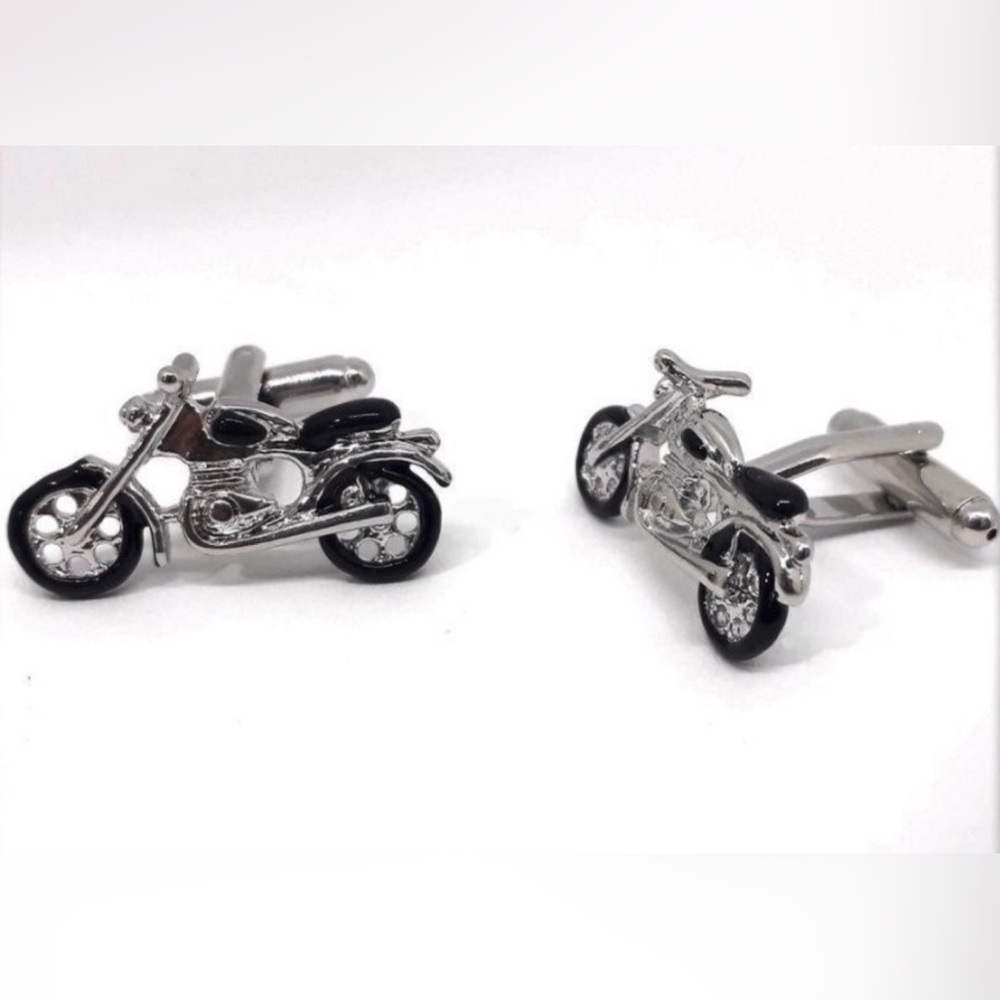 Motorcycle Cufflinks - Picture 4 of 11